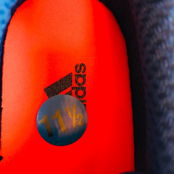 NEW ADIDAS ZONE DOX HOCKEY SHOES CLEATS AQ6520 - Picture 5 of 8